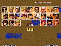 une photo d'Ã©cran de The King of Fighters 95 sur Sega Saturn